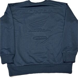 OEM HONDA VINTAGE WING Dark Gray Sweatshirt Japan Sweat Shirt Sleeve US M Medium